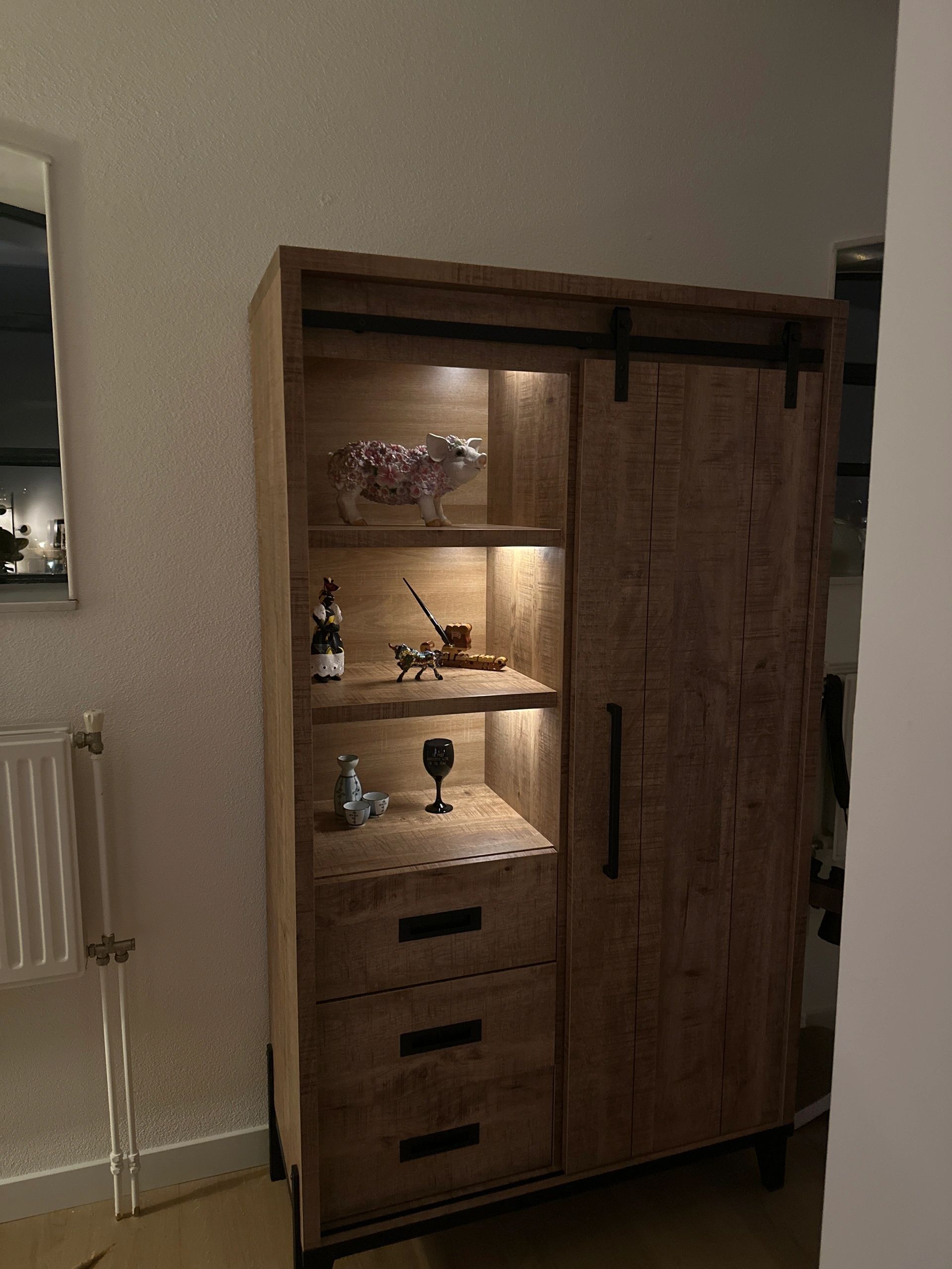 Yeelight kastverlichting met sensor 40 cm - Warm wit licht - Oplaadbare batterij