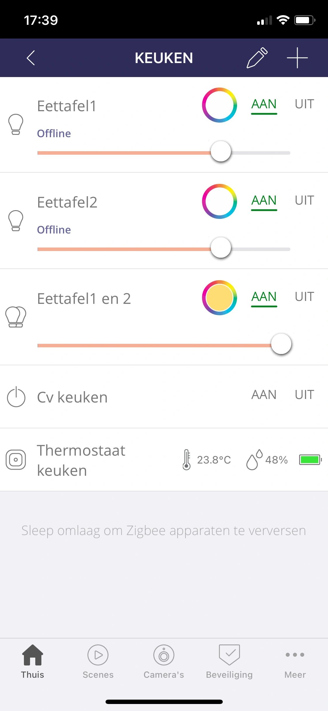 Slimme Zigbee temperatuursensor - voordeelset